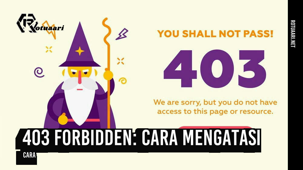 403 forbidden cara mengatasi