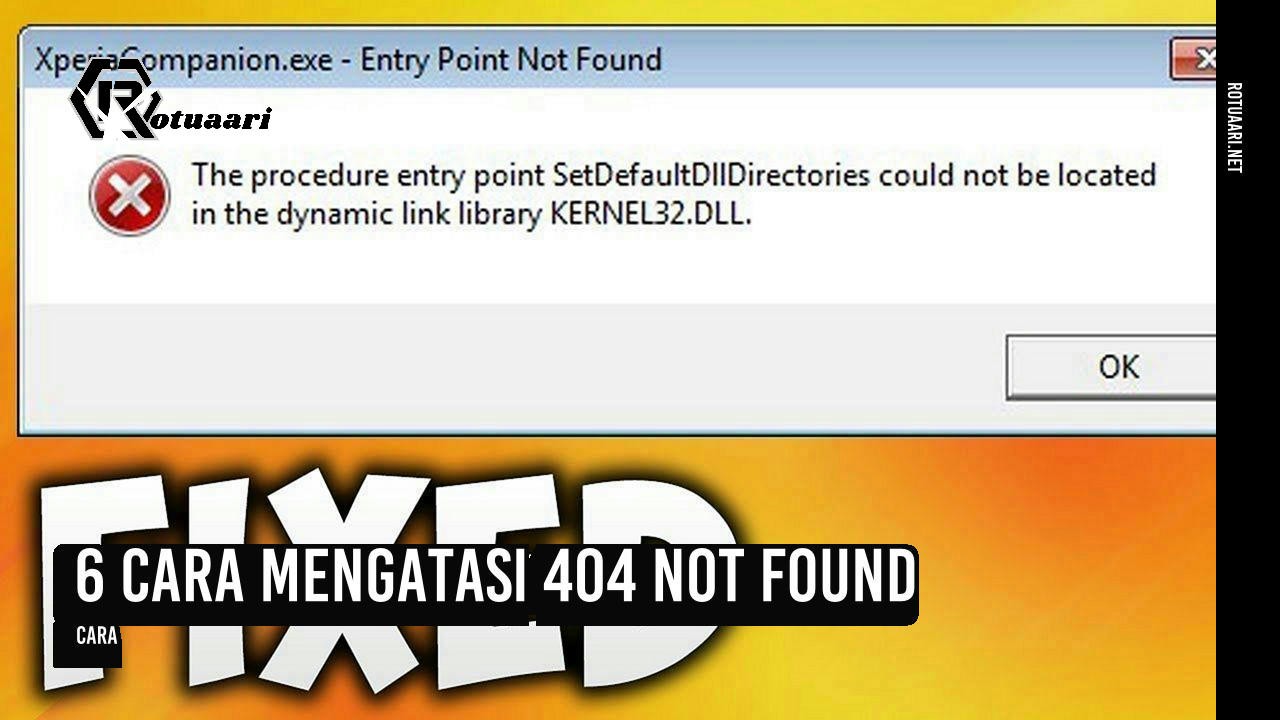 6 cara mengatasi 404 not found